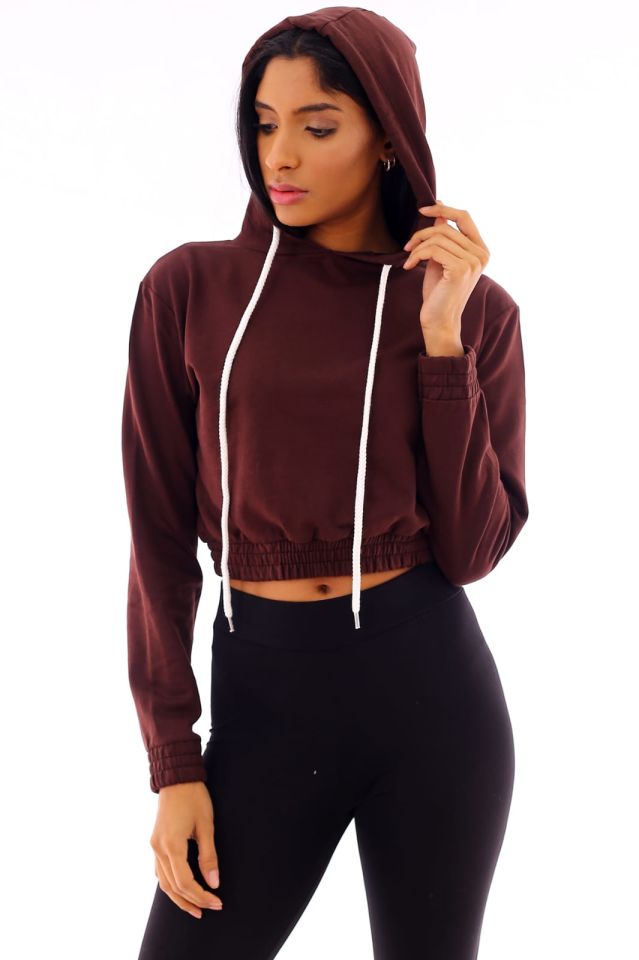 Basic Sweatshirt S - BORDO