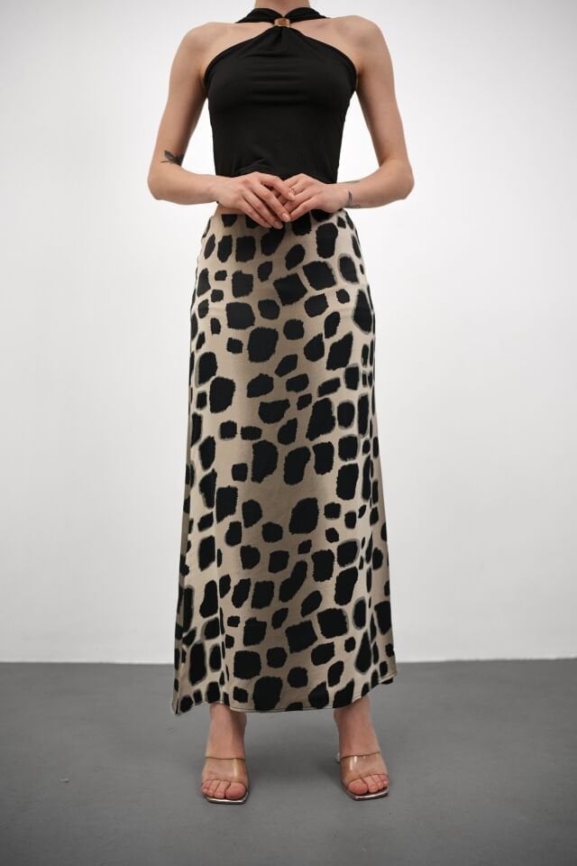 DESENLİ SATEN ETEK - SATEN ETEK - UZUN ETEK / KOD ÇOKRENKLİ 2XL - KOD-3 SOFT RENK