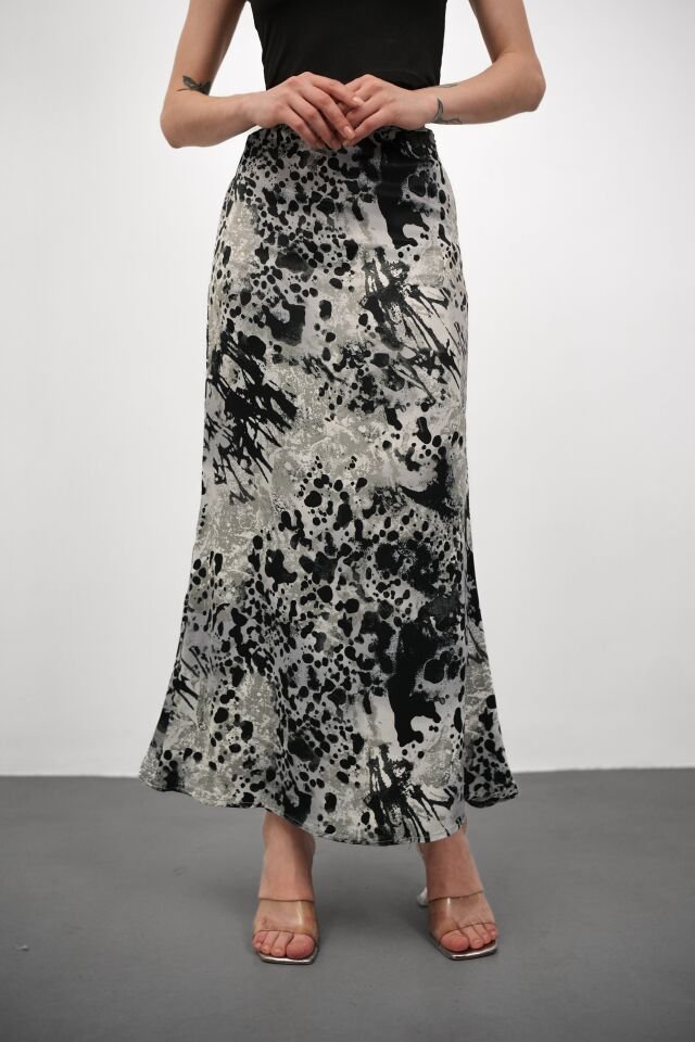 DESENLİ SATEN ETEK - SATEN ETEK - UZUN ETEK / KOD ÇOKRENKLİ 2XL - KOD-9 SOFT