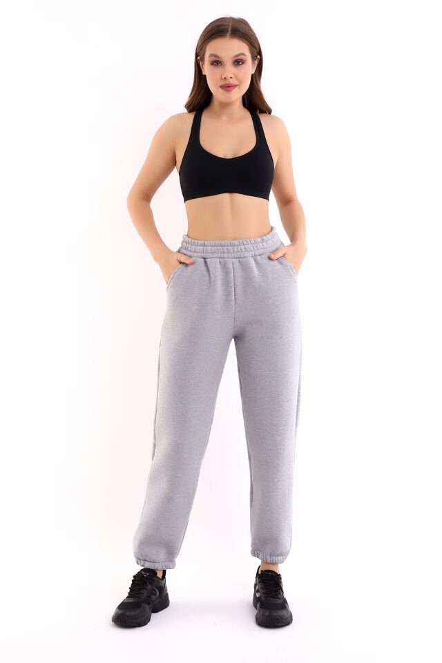 KALIN EŞOFMAN ALTI 3 İPLİK ŞARDONLU XL - GRİ