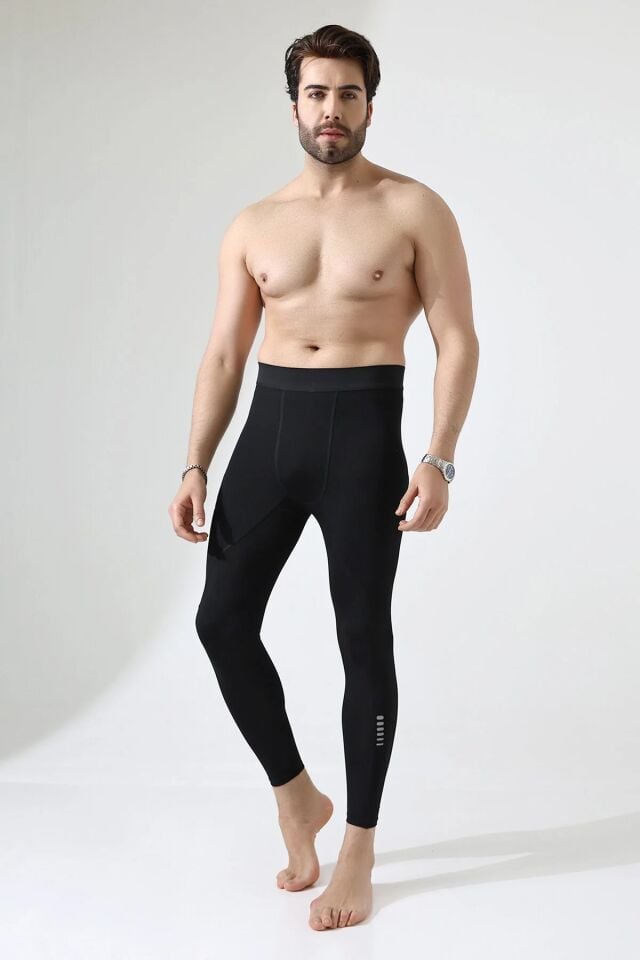 Erkek Fitness Uzun ve Sporcu Tayt WM