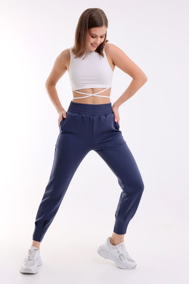 Kadın Scuba Jogger Eşofman Altı XS - İNDİGO