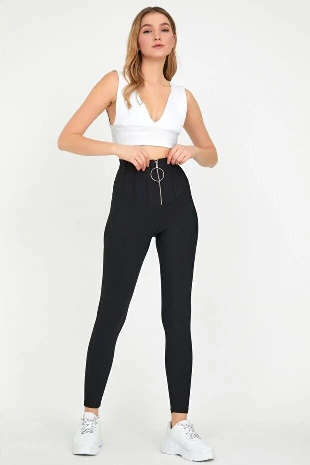 Kadın Yüksek Bel Toparlayıcılı Tayt 1926 XL