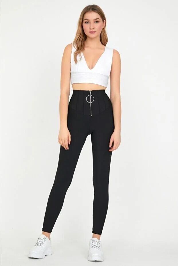 Kadın Yüksek Bel Toparlayıcılı Tayt 1926 XL