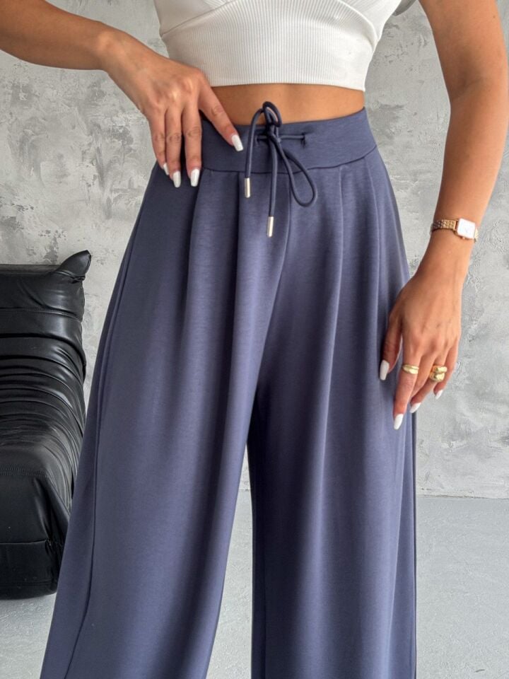 KADIN ŞALVAR PANTOLON 4 MEVSİM KULLANILABİLİR /ŞALVAR PANTOLON XL - FÜME