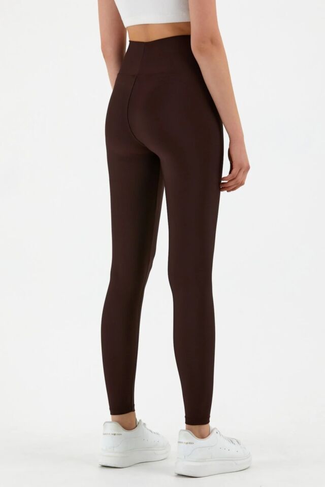 Kadın Pushup Kahve Rengi Sıkıştırıcı Tayt XL - ACI KAHVE