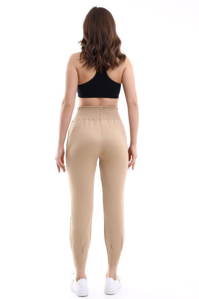 Kadın Scuba Jogger Eşofman Altı XS - BEJ