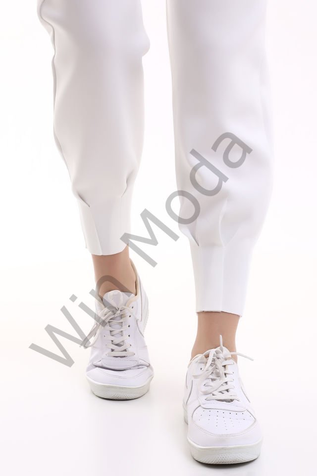 Kadın Scuba Jogger Eşofman Altı XS - BEYAZ