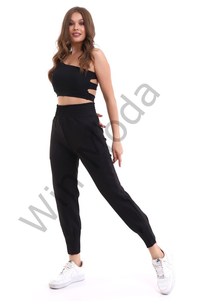 Kadın Scuba Jogger Eşofman Altı XS - SİYAH