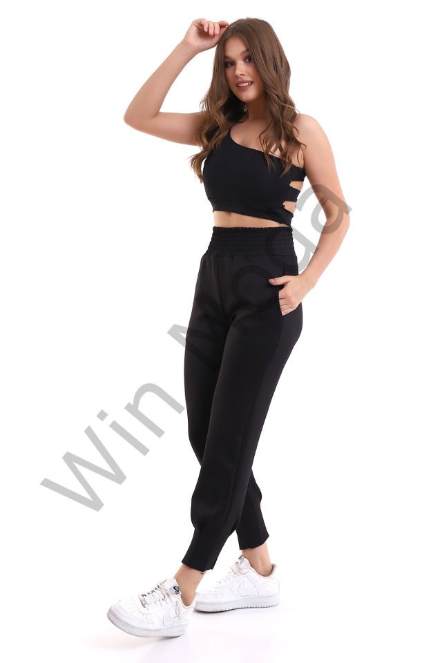 Kadın Scuba Jogger Eşofman Altı M - SİYAH