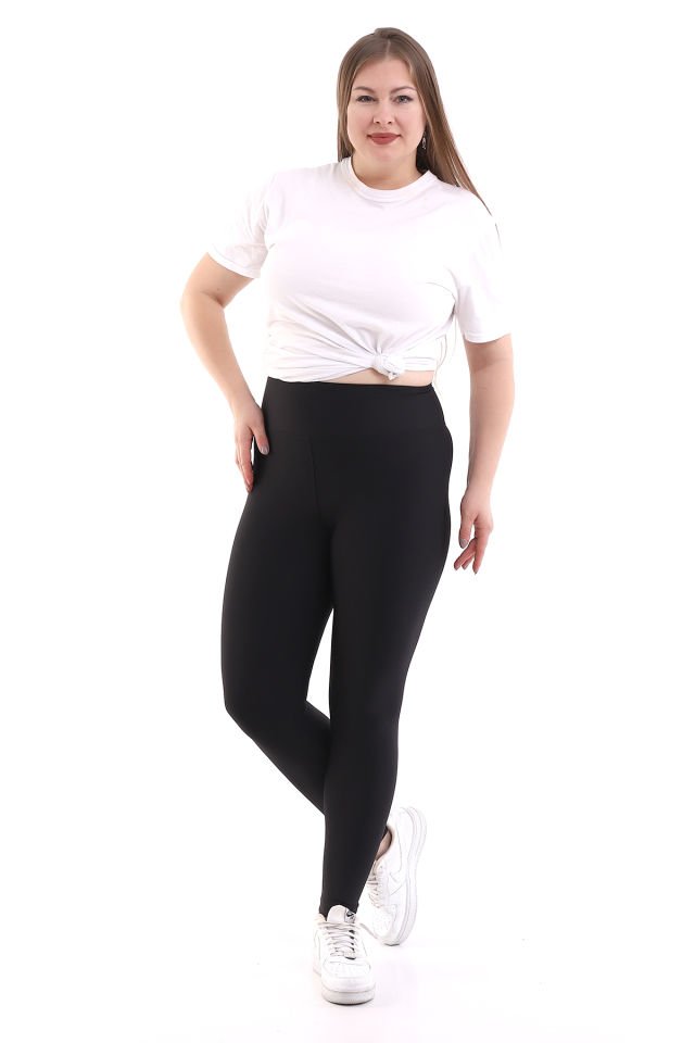 Büyük Beden Toparlayıcılı Tayt Korse 1920-B 4XL - SİYAH