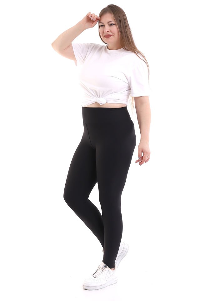 Büyük Beden Toparlayıcılı Tayt Korse 1920-B 4XL - SİYAH