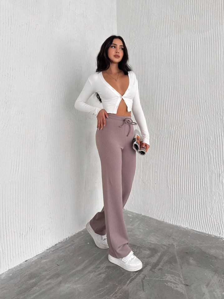Kadın Günlük ve Spor İçi Şardonlu Comfottable Pantolon 2424 S - VİZYON