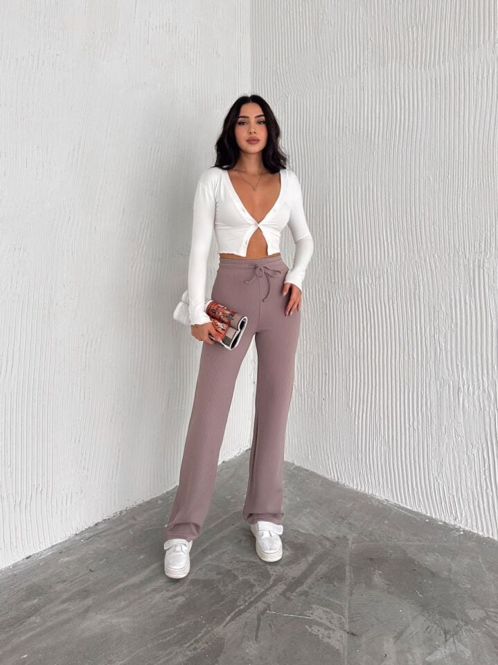 Kadın Günlük ve Spor İçi Şardonlu Comfottable Pantolon 2424 XL - VİZYON