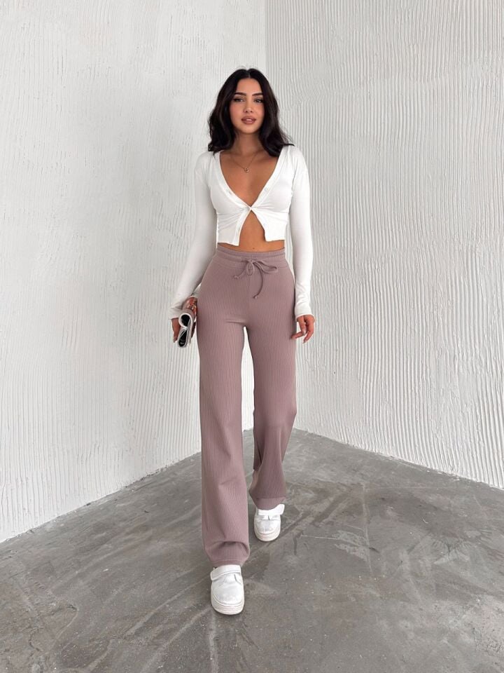 Kadın Günlük ve Spor İçi Şardonlu Comfottable Pantolon 2424 XL - VİZYON