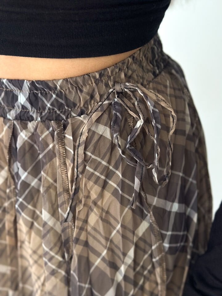 Kadın Astarlı Şifon Asimetrik Etek – Beli Lastikli Tesettür Uyumlu 2614 XL - 2 Çok Renkli