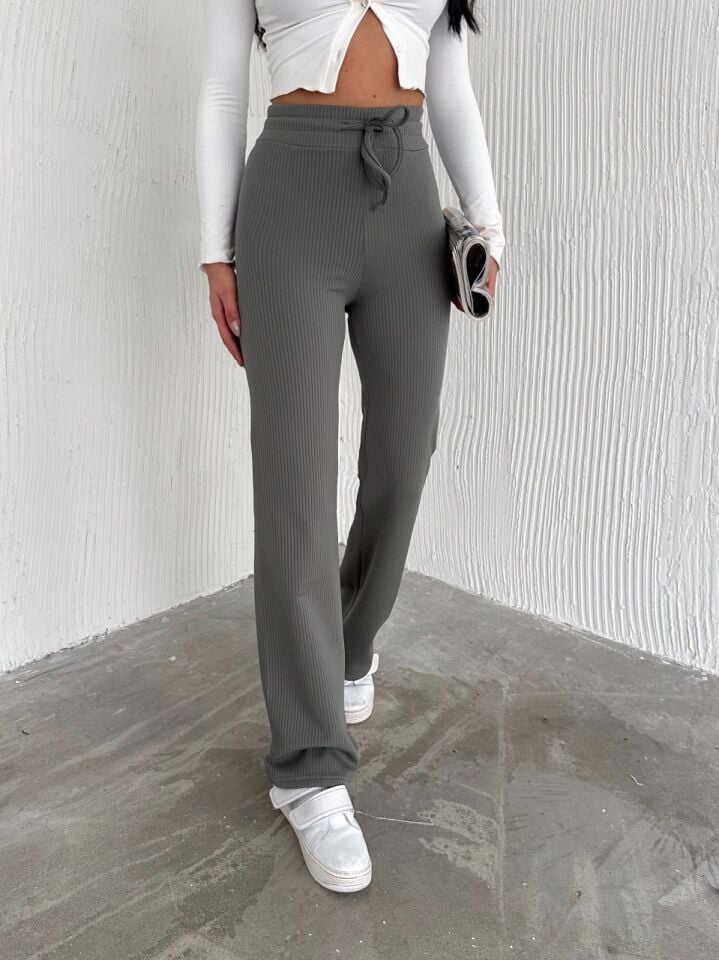 Kadın Günlük ve Spor İçi Şardonlu Comfottable Pantolon 2424 XL - YEŞİL