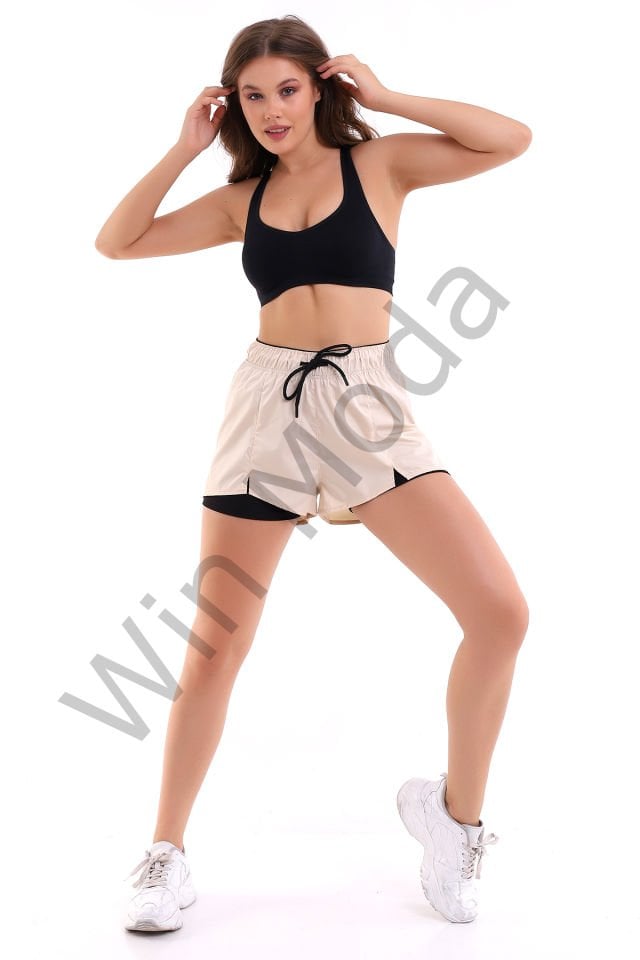 Kadın Sporcu İçi Taytlı Şort