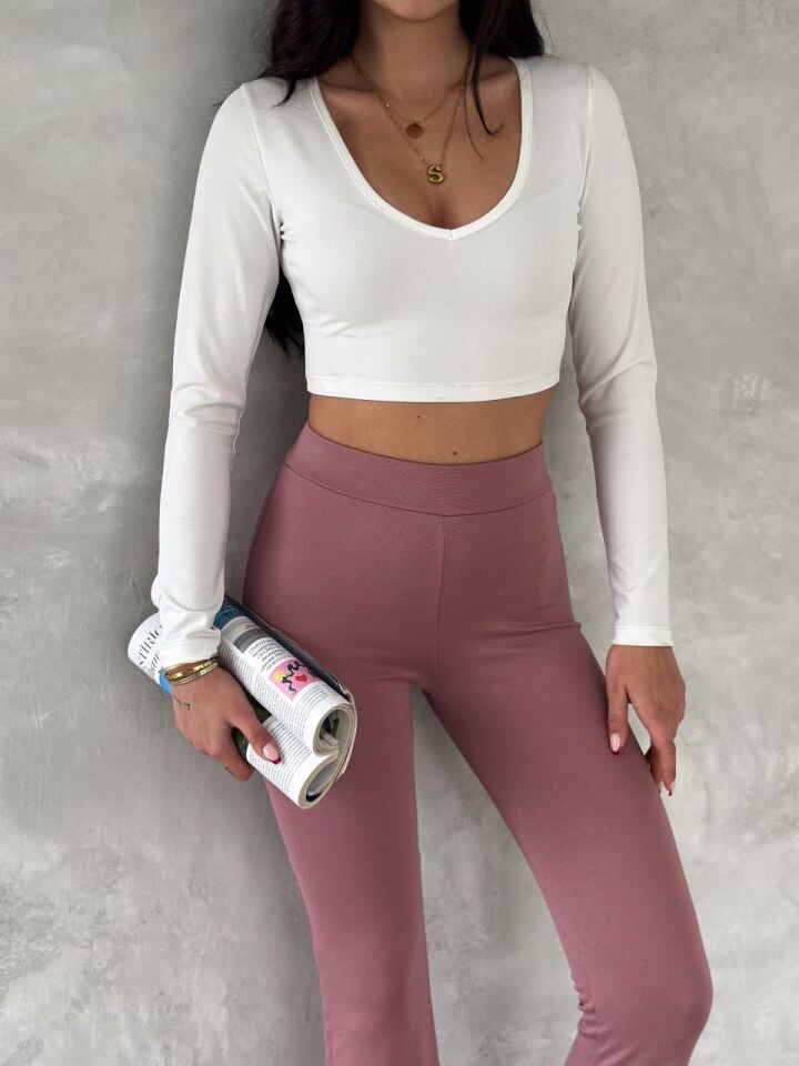 İSPANYOL PAÇA PANTOLON / LİKRALI İSPANYOL PANTOLON XL - LACİVERT