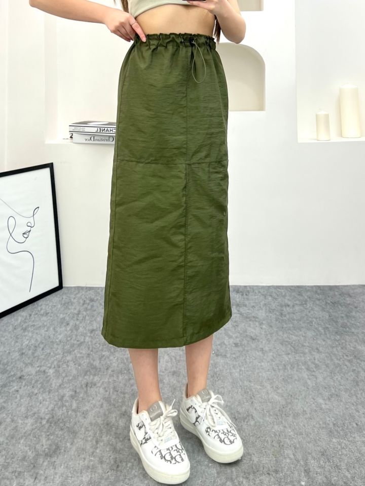 Paraşüt Etek Bel Lastikli M - HAKİ