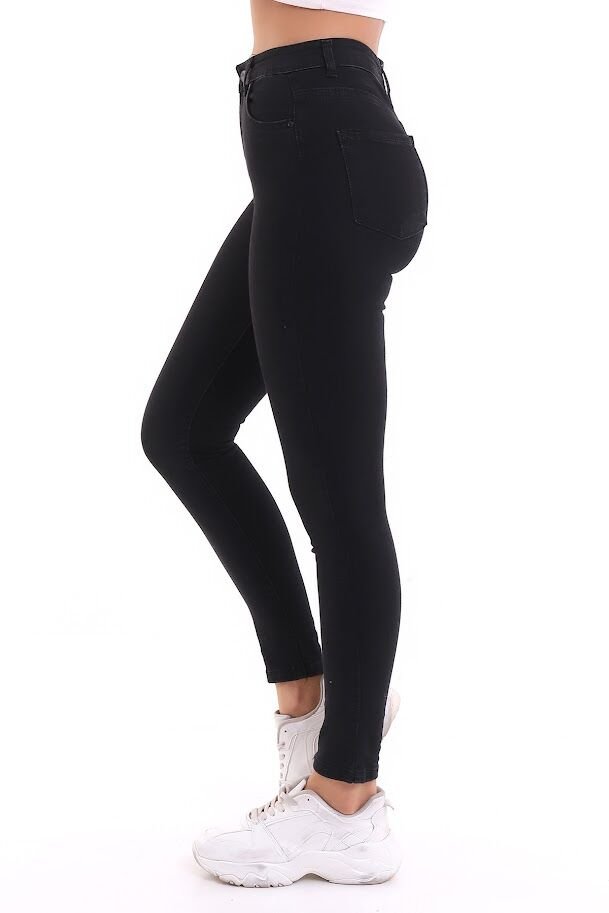 Kadın Power Skinny Jean Likralı Pantolon M - SİYAH