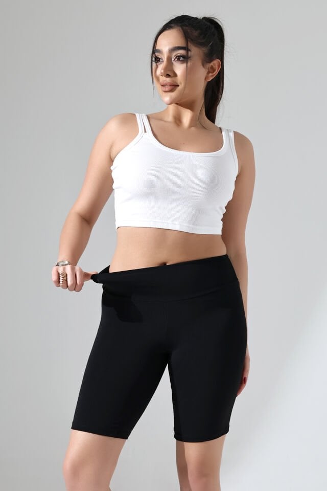 Kadın Diz Boyu Havuz ve Deniz ve Havuz Tayt Modelli XS