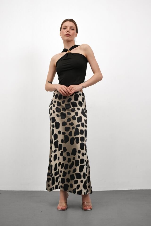 DESENLİ SATEN ETEK - SATEN ETEK - UZUN ETEK / KOD ÇOKRENKLİ 3XL - KOD-3 SOFT RENK