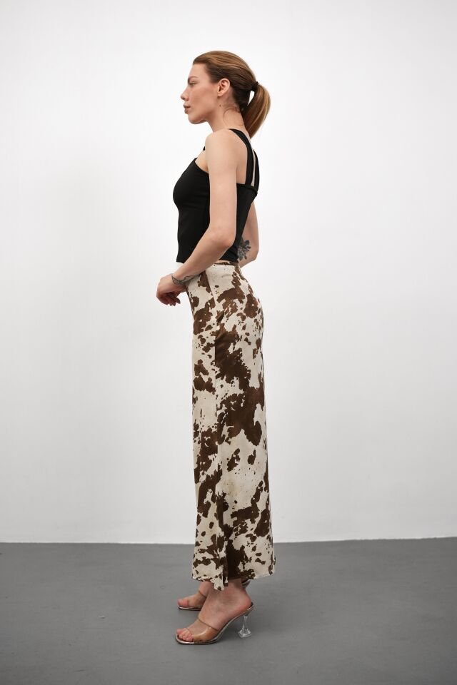 DESENLİ SATEN ETEK - SATEN ETEK - UZUN ETEK / KOD ÇOKRENKLİ 2XL - KOD-10 DALMAÇ