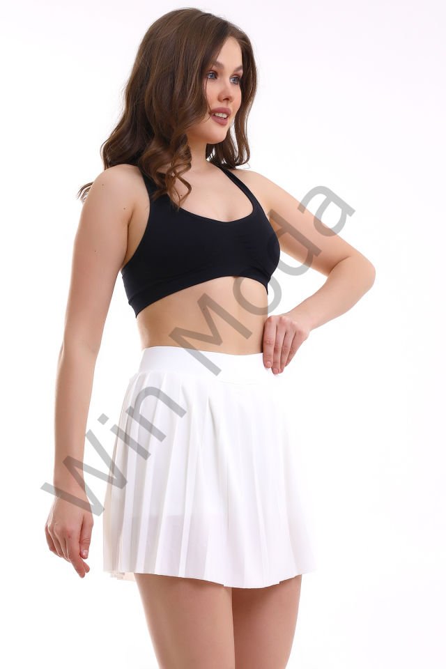 Tenis Eteği L - BEYAZ