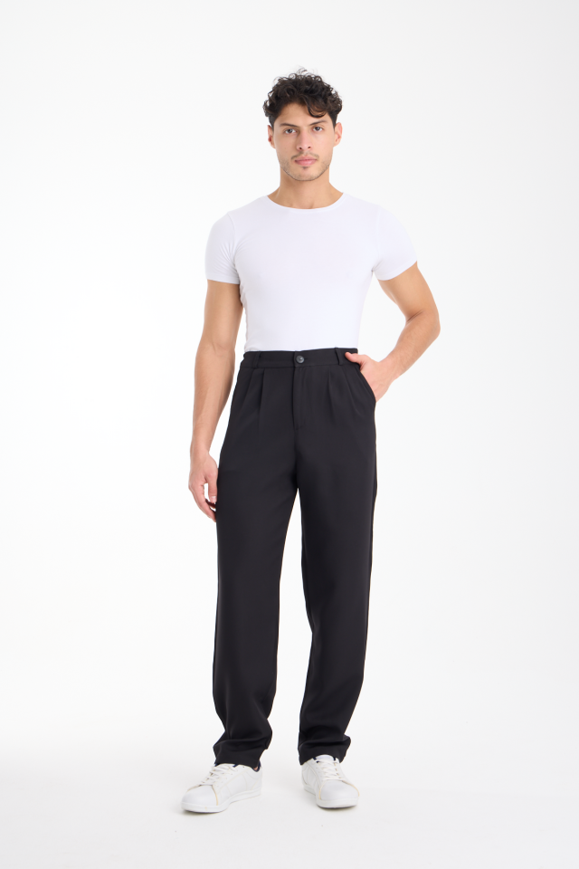 Dökümlü Esnek Baggy Erkek Pantolon 2XL - HAKİ