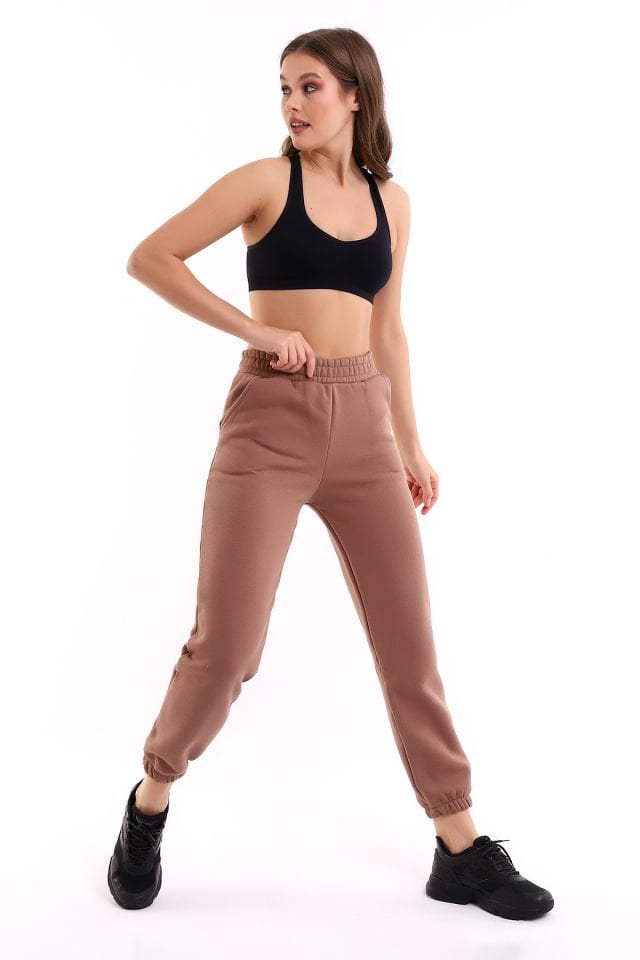 KALIN EŞOFMAN ALTI 3 İPLİK ŞARDONLU XL - KAHVERENGİ